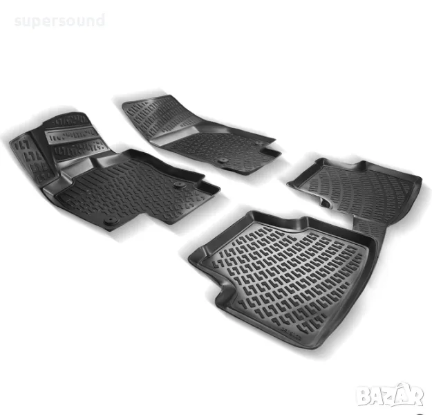 Гумени стелки съвместими с Skoda Octavia III 2012-2020, снимка 1