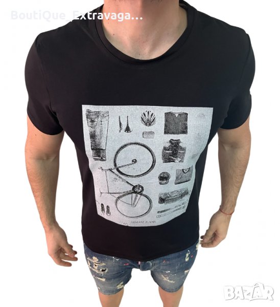 Мъжка тениска Armani Jeans Retro !!!, снимка 1