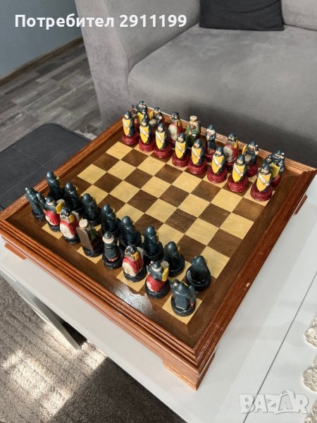 Уникален порцеланов шах, снимка 1