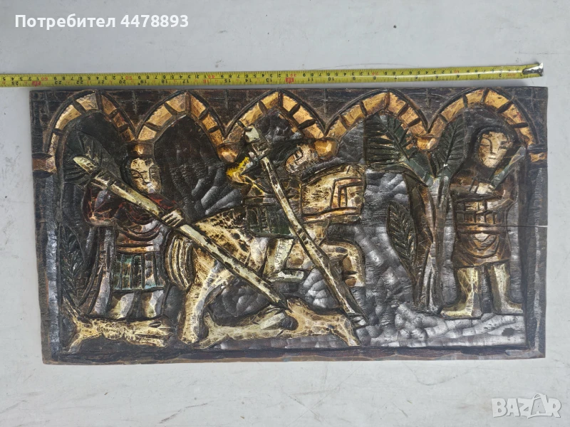 Стара масивна дърворезба , снимка 1