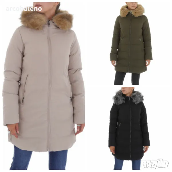 Дамско зимно яке, 3цвята , снимка 1