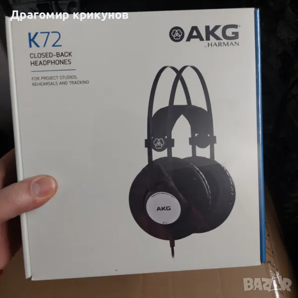 akg K72 слушалки, снимка 1