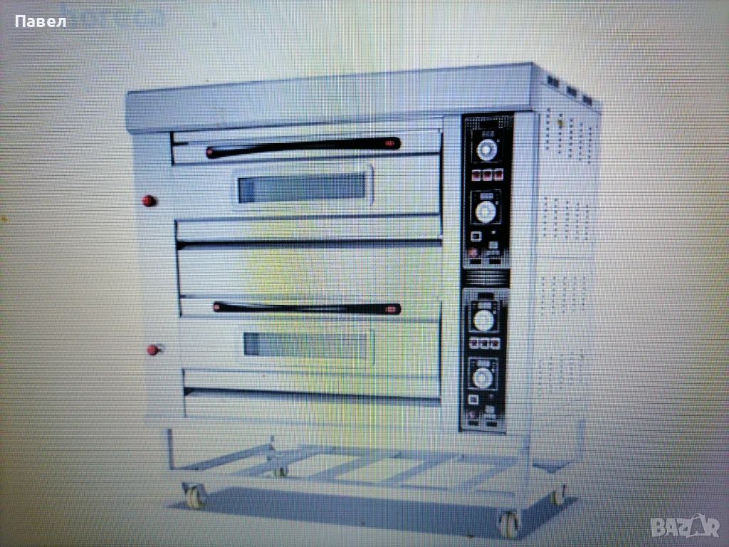 Фурна за пица и закуски за 2бр.или 4бр. тави 60х40см. , снимка 1