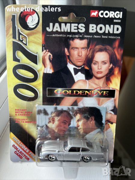 Метална количка CORGI Aston Martin DB5 1:64 James Bond Goldeneye, снимка 1