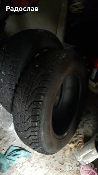 Гуми 2 броя зимни 195/65/15 мек каучук/100% граифер, снимка 1