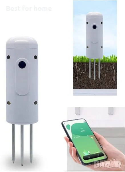 Автоматичен интелигентен сензор за измерване на влагата в почвата , снимка 1