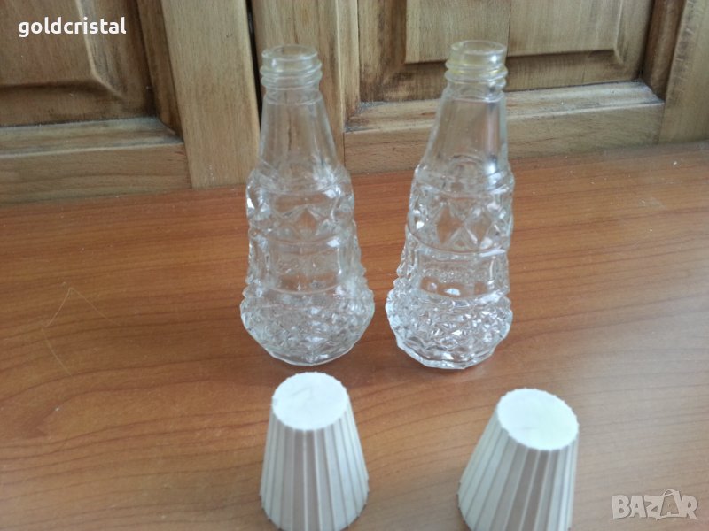 Стари стъклени оливерници , снимка 1