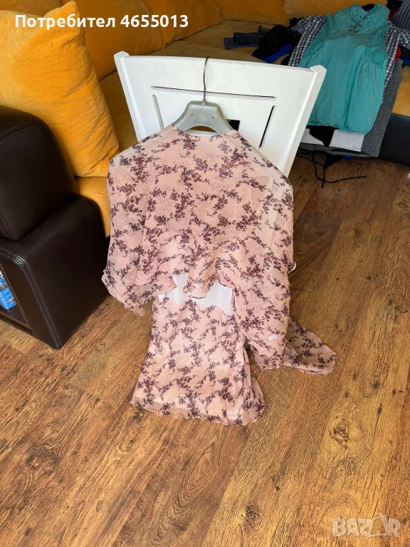 ПОДАРЯВАМ Супер готин и елегантен комплект рокля с наметало(болеро), снимка 1