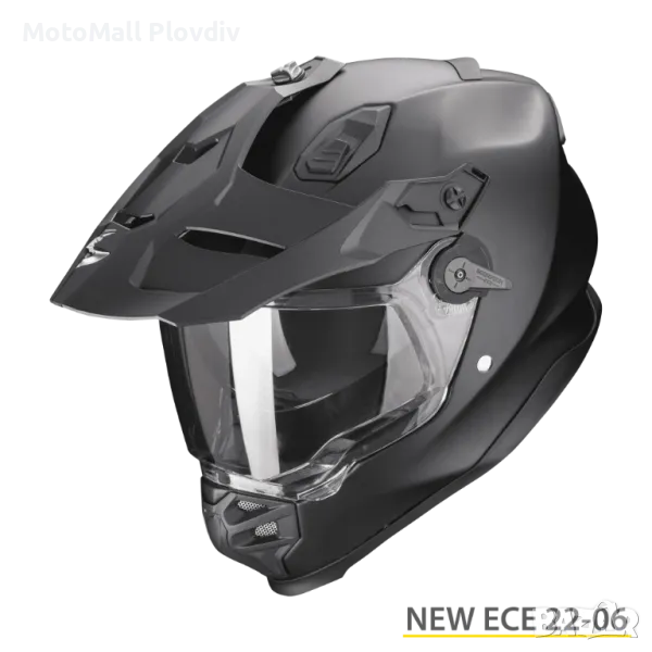 Каска SCORPION ADF-9000 AIR Matt Pearl Black, снимка 1