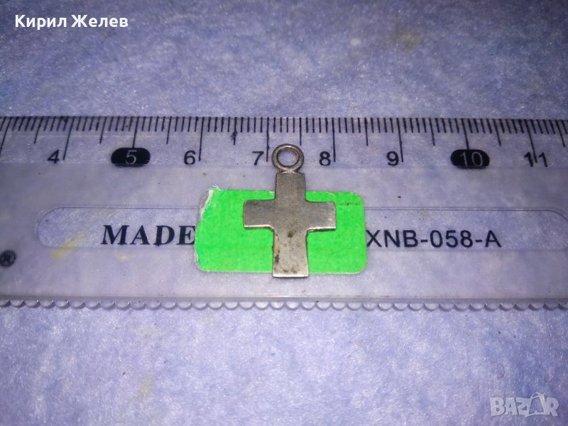 СТАРО КЛАСИЧЕСКИ ГОТИК СТИЛ СРЕБЪРНО КРЪСТЧЕ РЪЧНА ИЗРАБОТКА 33151, снимка 1