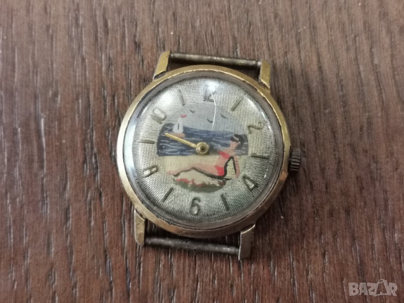 позлатен часовник, снимка 1