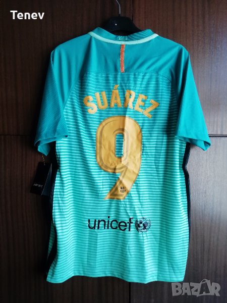Barcelona Suarez нова оригинална тениска фланелка Суарез Барселона 2016/2017 S, снимка 1