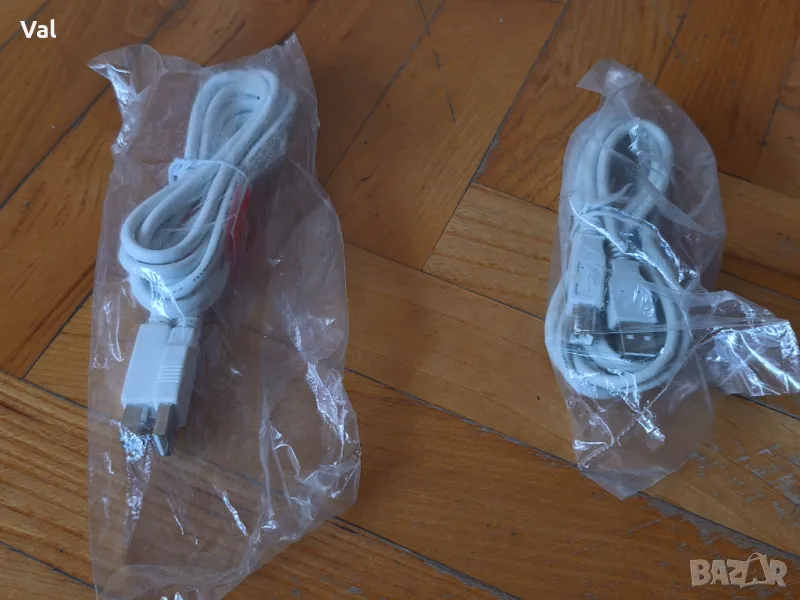 USB Кабел за принтер скенер, два броя, снимка 1