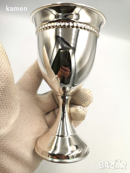Сребърна чаша бокал 200 мл, снимка 1