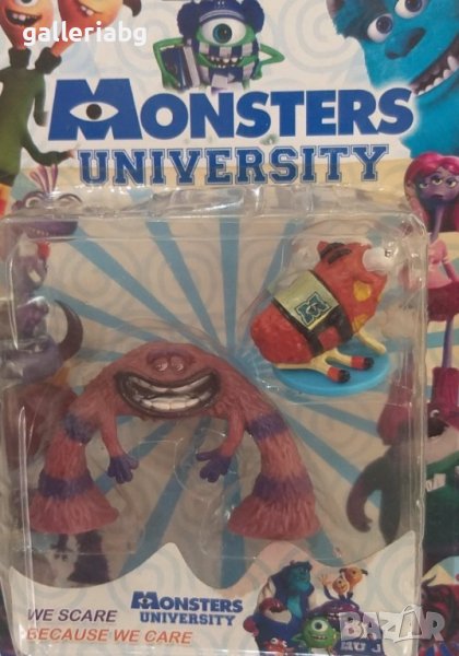 Комплект с фигурки на Таласъми ООД (Monsters, Inc.) Университет за таласъми, снимка 1