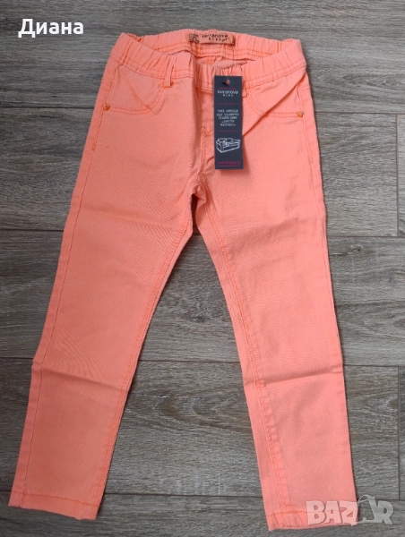 Дънков клин панталон 104-110 (4-5 г), снимка 1