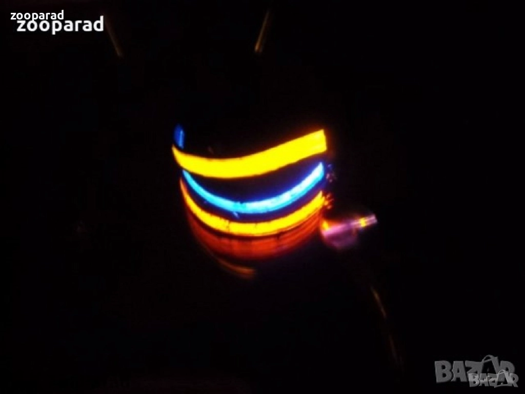USB зареждащи се LED нашийници. , снимка 1