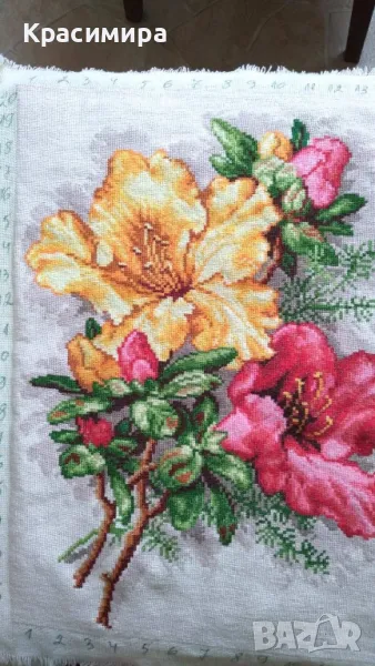 Гоблен "Цветя", снимка 1