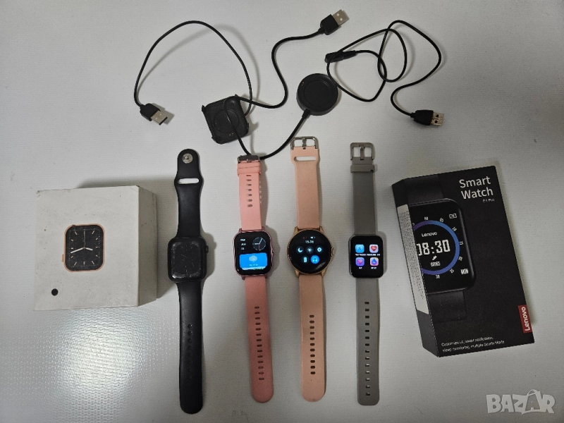 ★ █▬█ █ ▀█▀ ★4 смарт часовника – комплект общо!, снимка 1