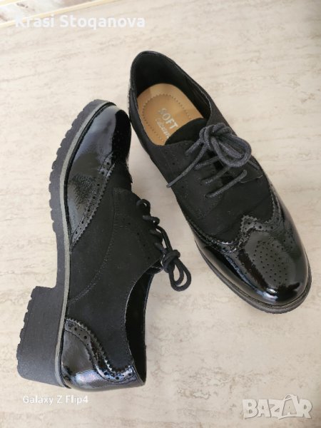 Елегантни Дамски Обувки Естествена Кожа , снимка 1