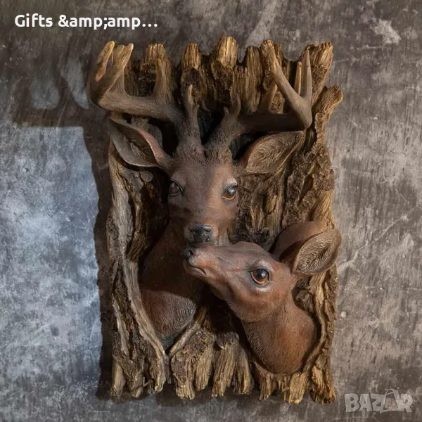 Декоративно пано за стена Елени, снимка 1