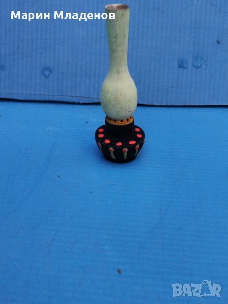 Дървен сувенир лампа-за клечки за зъби, снимка 1