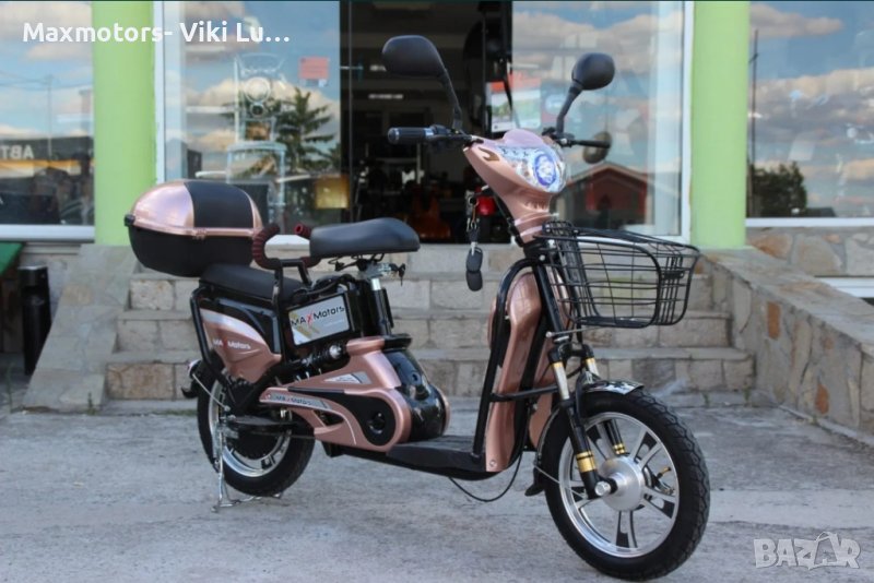Електрически СКУТЕР-ВЕЛОСИПЕД MaXmotors EBZ16 500W - ROSE GOLD, снимка 1