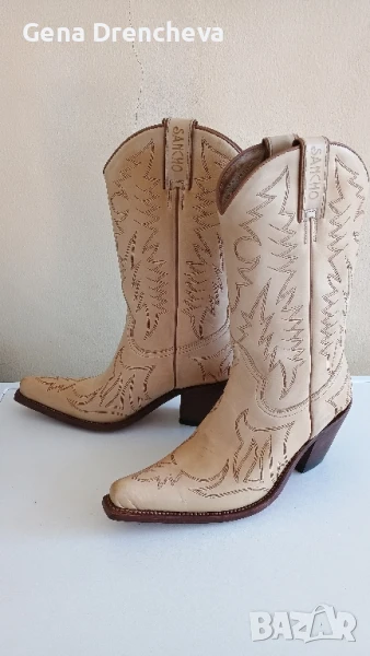 Дамски каубойски ботуши. Състояние ново, 37 номер., снимка 1