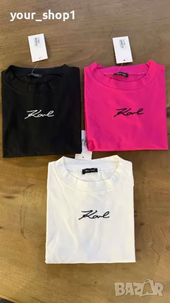 4 цвята дамска тениска Karl Lagerfeld , снимка 1