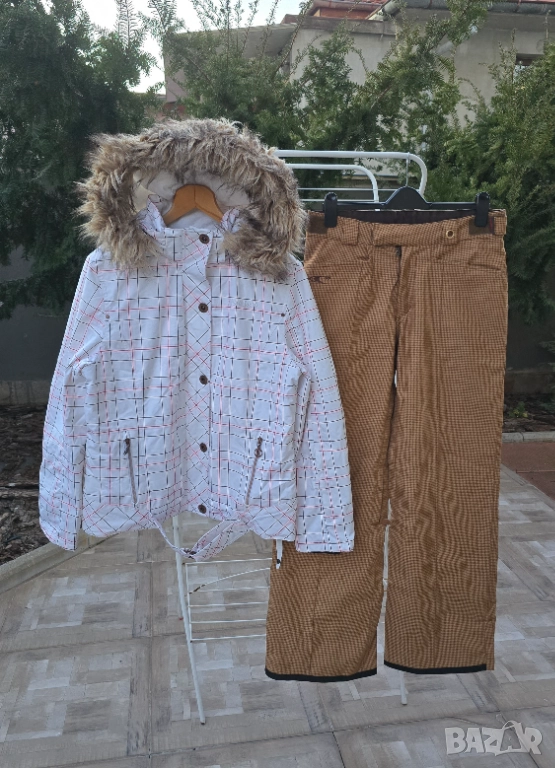 Дамски ски екип ХЛ-2ХЛ  нов панталон O'Neill 5000mm и яке Esprit Sports Tech 10000mm, снимка 1