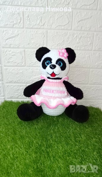 Панда-ръчна изработка-40см, снимка 1