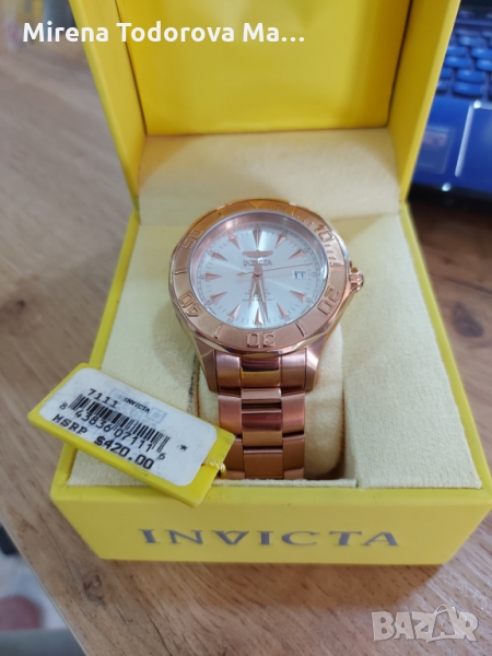 INVICTA Мъжки часовник Автоматичен, Модел 7111 розово злато, снимка 1