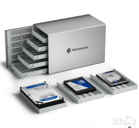 Yottamaster кутия за 5 хард диска , снимка 1