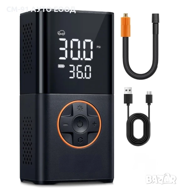 Преносим компресор за кола , снимка 1