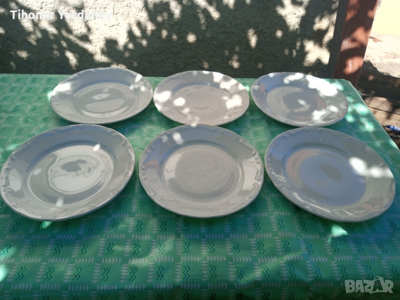 Чинии бг порцелан., снимка 1