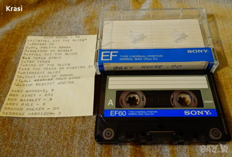 Sony аудиокасети с Gary Moore. , снимка 1
