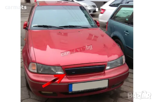 Зимен дефлектор (протектор) за решетка HЕКО за Daewoo Nexia (1994-1997) - upper