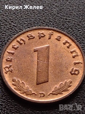 Две монети 1 райхспфенинг 1939г. / 1 райхспфенинг 1941г. Трети райх с СХВАСТИКА редки 28115, снимка 3 - Нумизматика и бонистика - 40650324