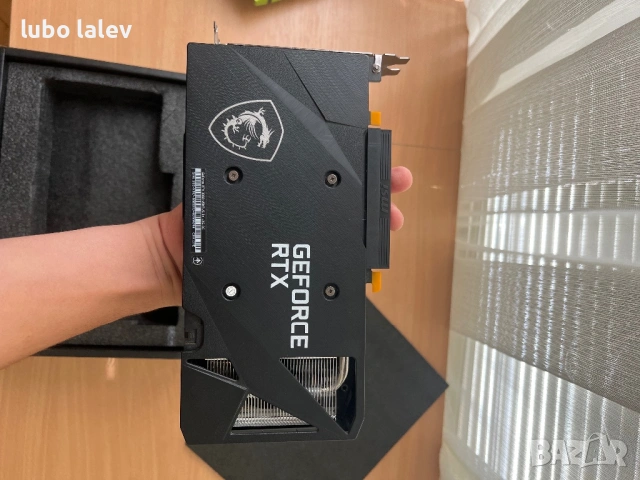 Видео карта msi ge force rtx 3060 12gb Ventus 2x, снимка 5 - Видеокарти - 53223708