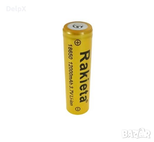 Акумулаторна батерия, презареждаема, 3,7VDC, 12000mAh, 18650, Li-ion, снимка 1
