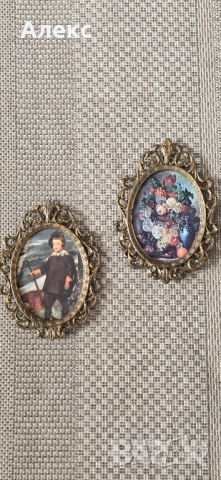 Барокова метална рамка– Италия, маркирана., снимка 3 - Антикварни и старинни предмети - 53699888