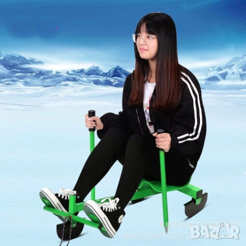 Разглобяема снежна шейна със ски и щеки 