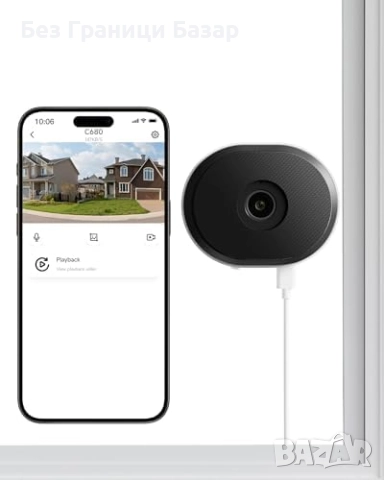 Нова ZOSI 3MP 2K прозоречна камера с пълноцветна нощна визия и AI детекция