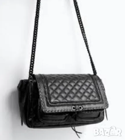 Луксозна чанта ZARA WOMAN от говежда кожа, снимка 2 - Чанти - 49513994
