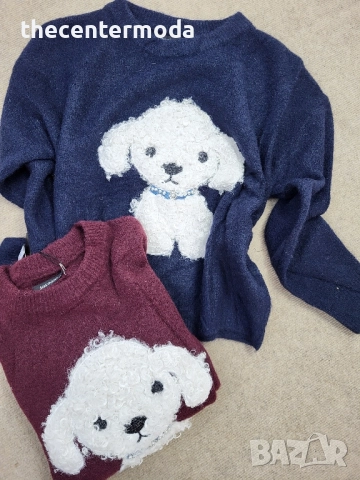 Мек пуловер в два цвята , снимка 3 - Блузи с дълъг ръкав и пуловери - 52419830