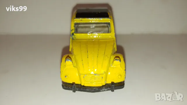 Метална количка Citroen 2CV MC Toy - Мащаб 1:60, снимка 6 - Колекции - 48719603