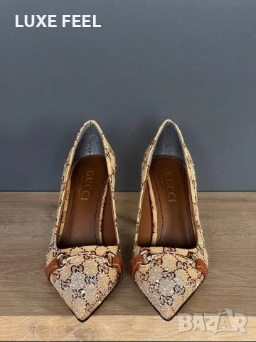 GUCCI 💎Дамски Обувки , снимка 8 - Дамски обувки на ток - 53670663
