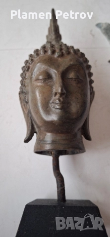 Стара бронзова патица и Буда, снимка 11 - Антикварни и старинни предмети - 47813418