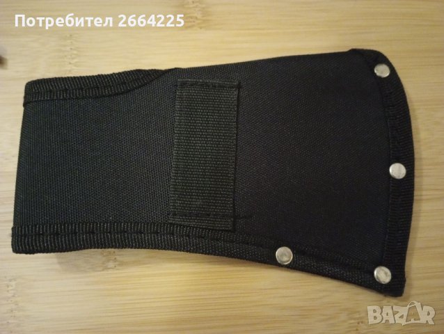 Лек текстилен калъф за брадва с копченца и текстилно ухо на гърба, снимка 3 - Оборудване и аксесоари за оръжия - 39178551