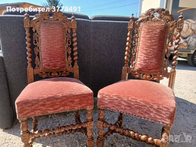 Красиви антични столове внос от Холандия